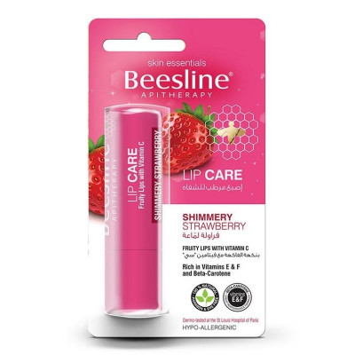 Beesline Lip Care Shimmery Strawberry 4g