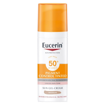 Eucerin Pigment Control Sun Gel-Cream TINTED Medium SPF50 50ml