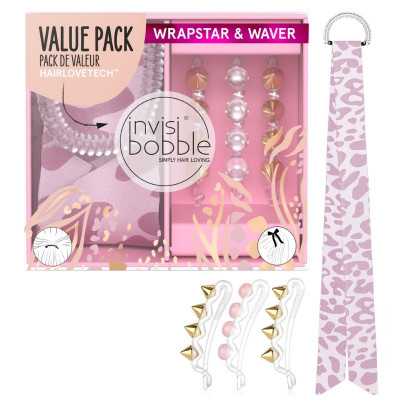 Invisibobble Wrapstar & Waver Sauvage Beauty Duo Pack