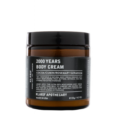 Klarif 2000 Years Classic Body Cream 125g