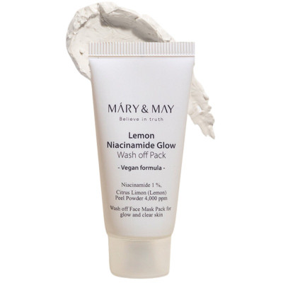 Mary & May Lemon Niacinamide Glow Wash Off Mask 30g