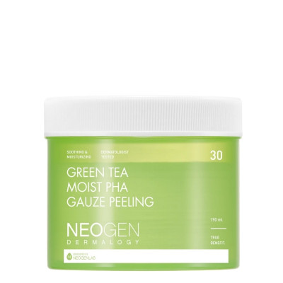 Neogen Green Tea Moist PHA Gauze Peeling 30 Pads