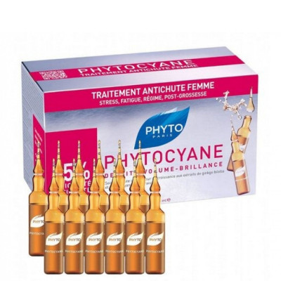 Phyto Cyane Densifying Treatment for Women (12 Ampules)
