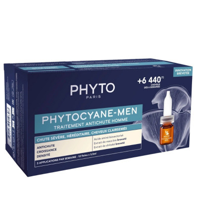 Phyto Phytocyane Hair Loss Treatment Men 12x3.5ml