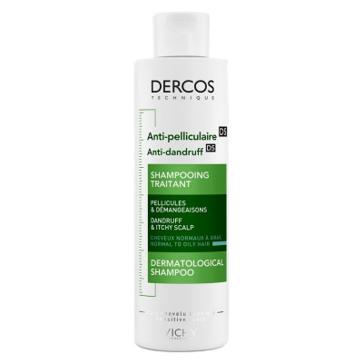 Vichy Dercos Anti-Dandruff Shampoo NORMAL to OILY Hair 200ml